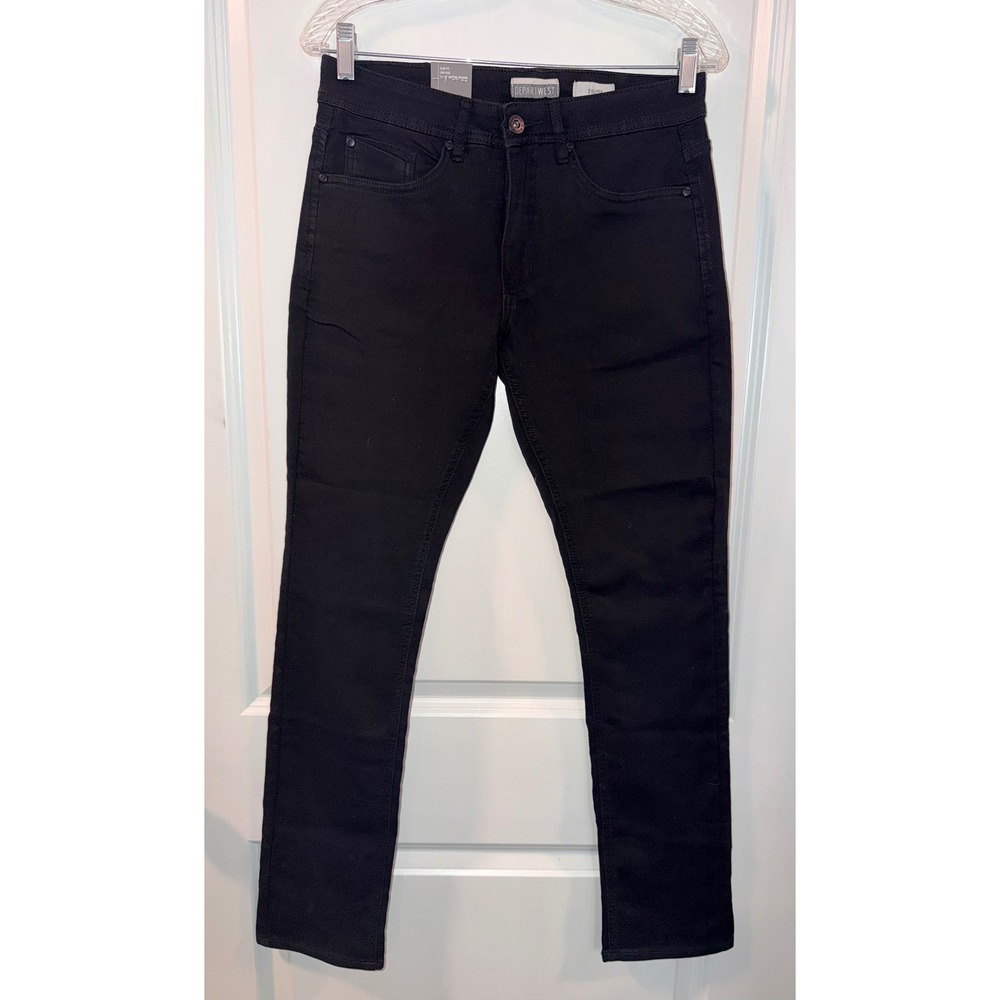 DEPARTMENT WEST TROUPER Women's 29X32 Black Knit NWT‎ Jeans Pants Fast Shipping
